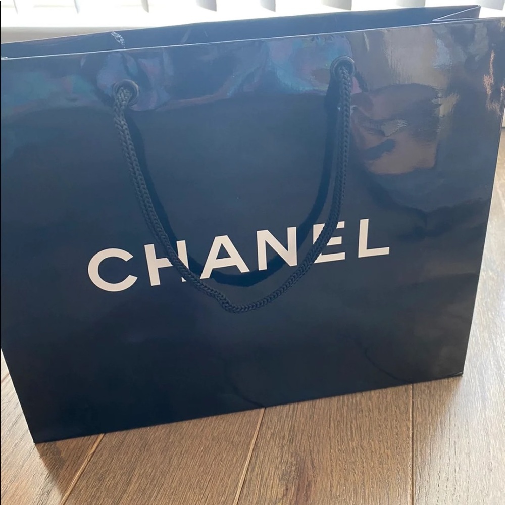 Authentic Chanel gift bag g. 8 inches tall by 10 inches